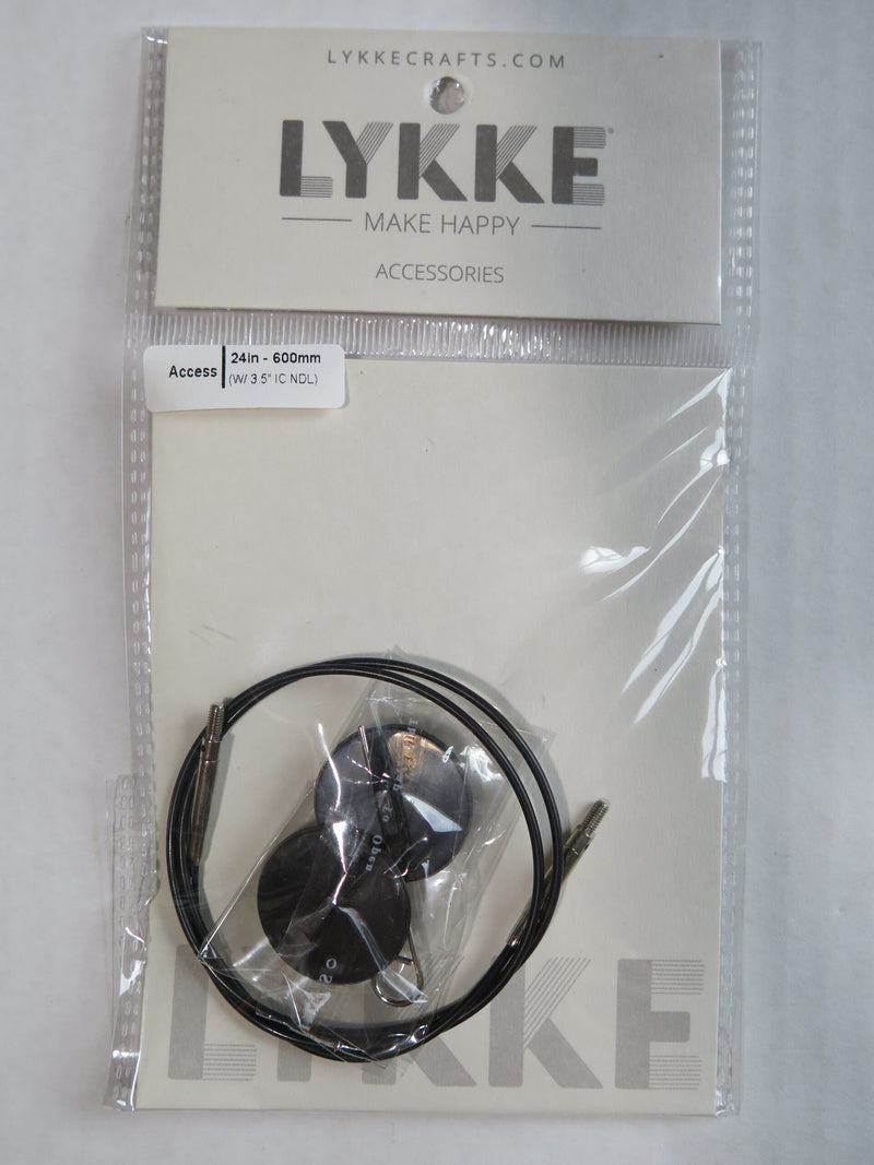 Lykke Black Cord for 3.5in Interchangeable Tips - 50cm (20in)