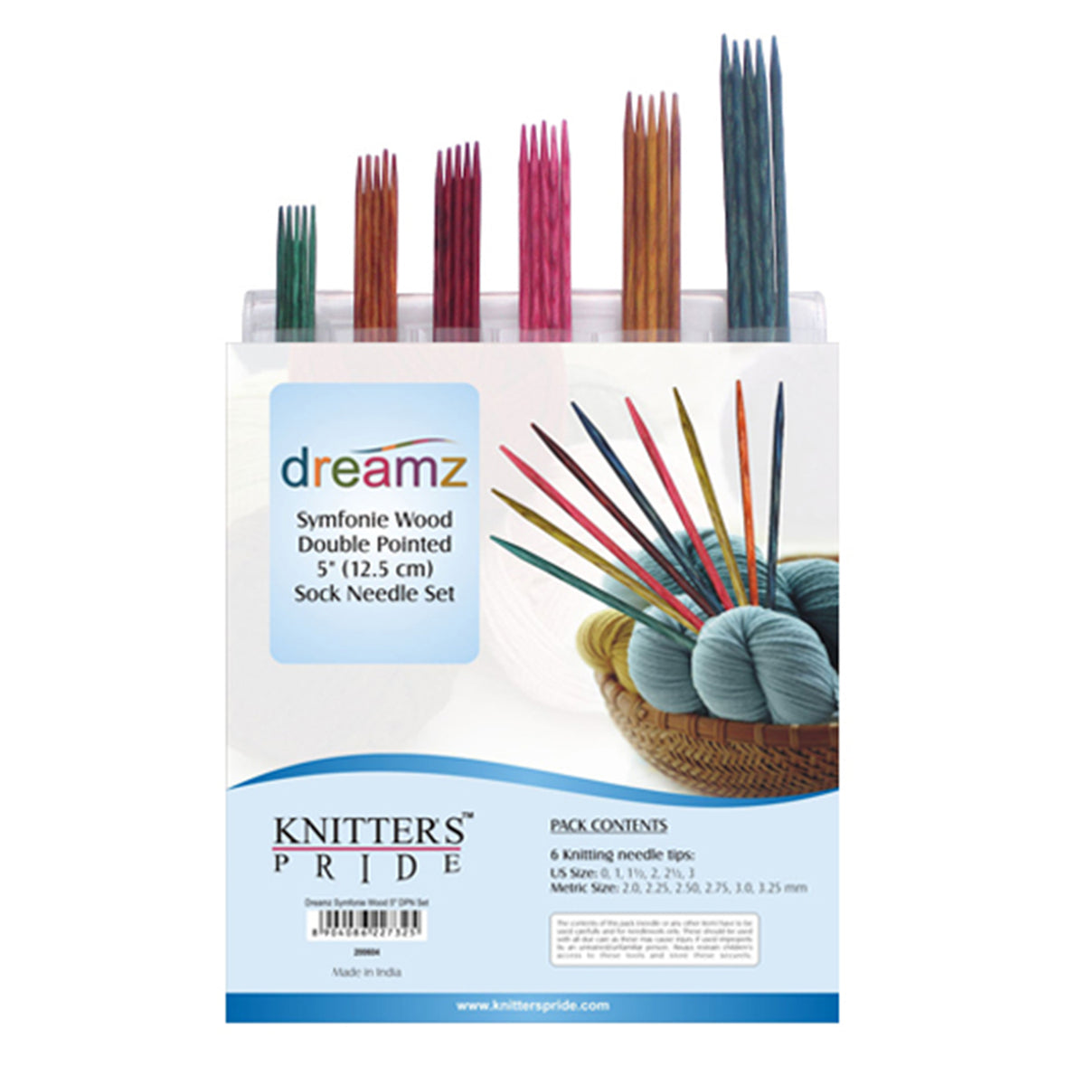 Knitter's Pride 3/3.25mm Dreamz Single Pointed Needles, 10