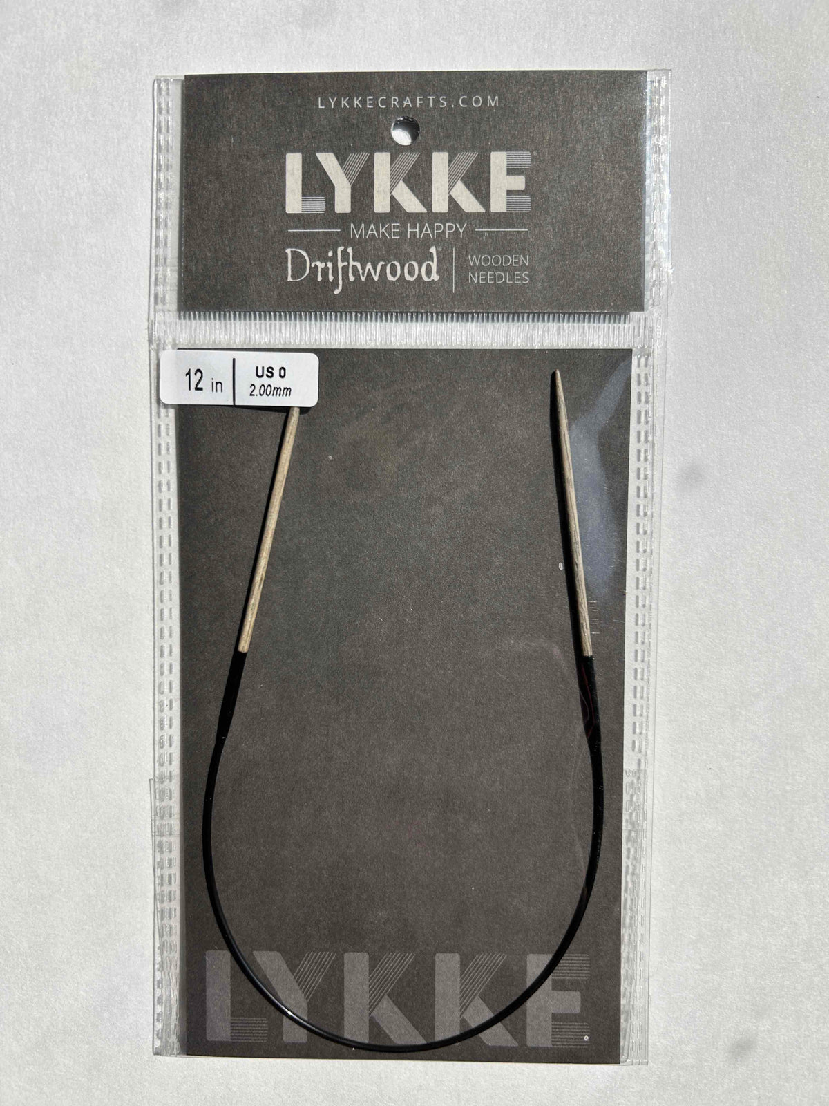 Lykke - Fixed Circular Needles - Driftwood