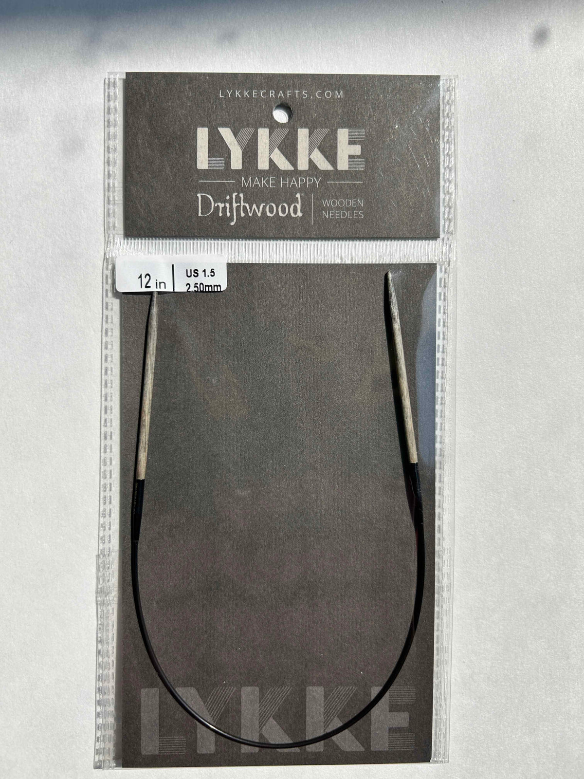 Lykke - Fixed Circular Needles - Driftwood