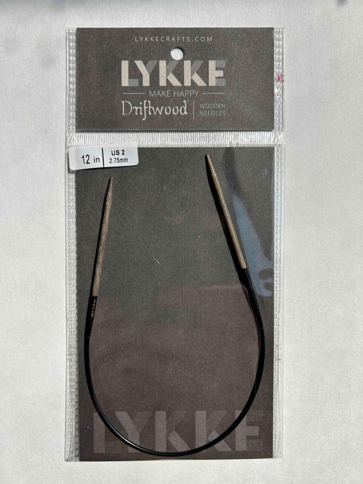 Lykke - Fixed Circular Needles - Driftwood