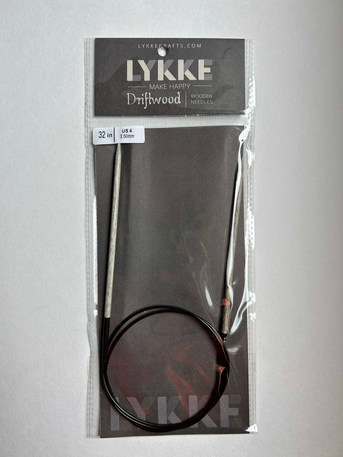 Lykke - Fixed Circular Needles - Driftwood