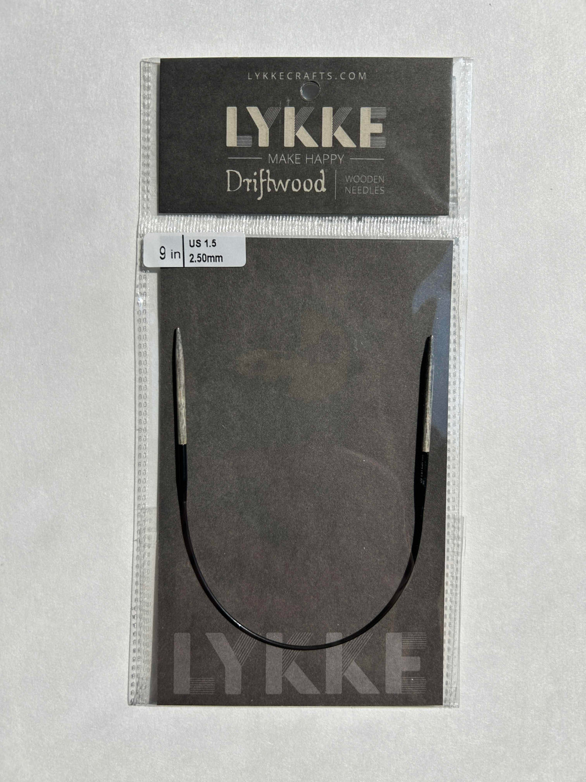 Lykke - Fixed Circular Needles - Driftwood