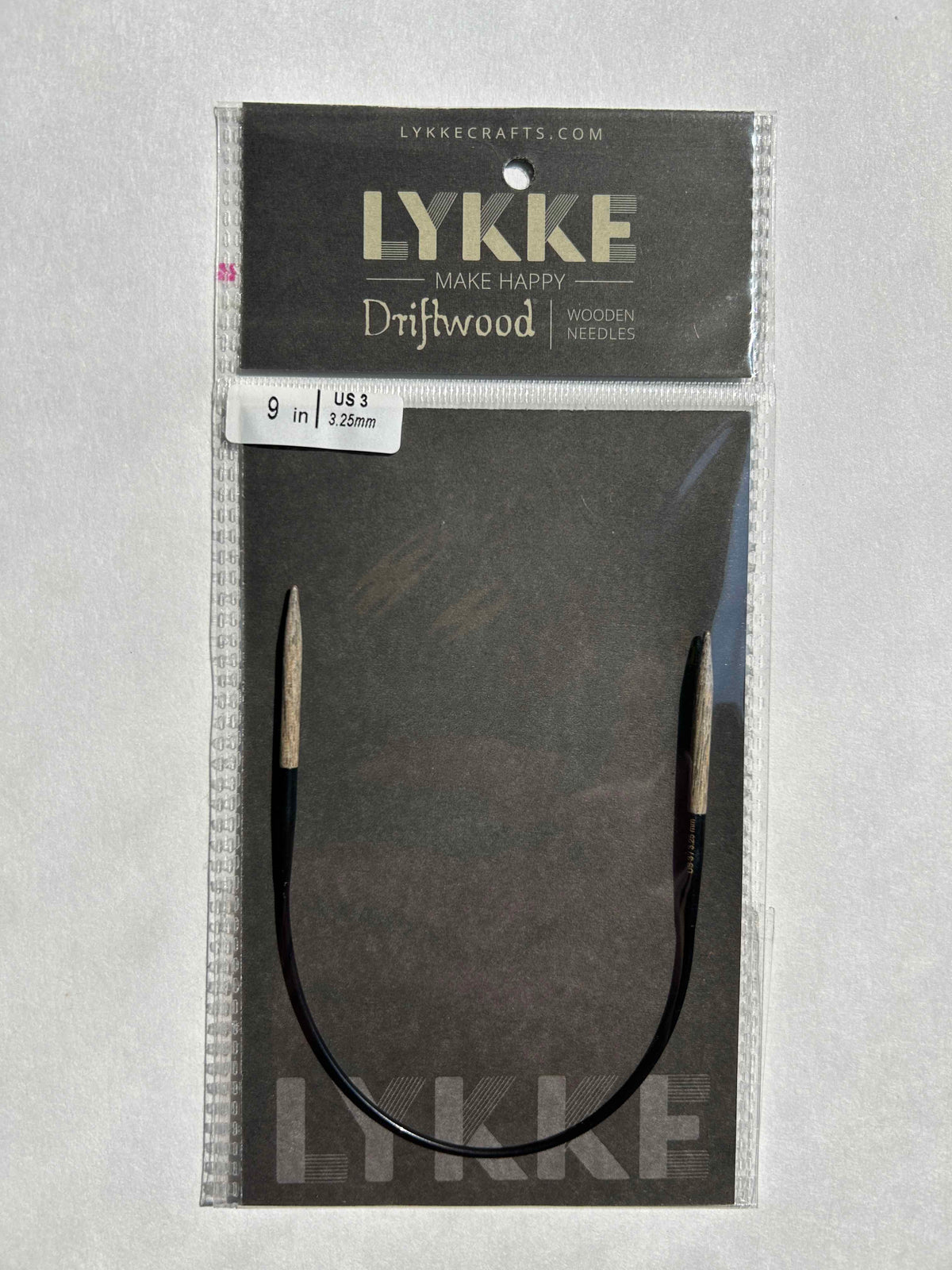 Lykke - Fixed Circular Needles - Driftwood