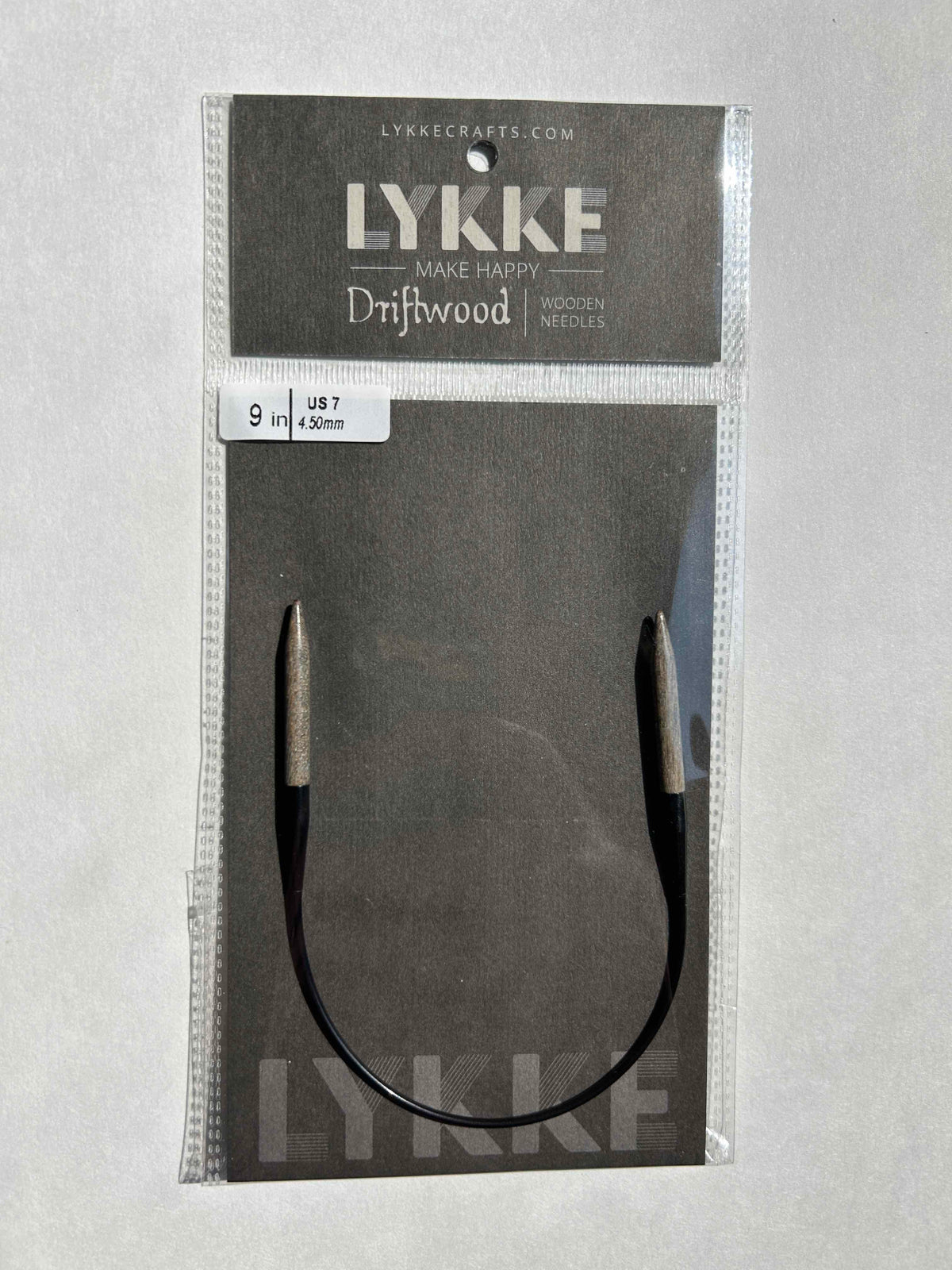 Lykke - Fixed Circular Needles - Driftwood