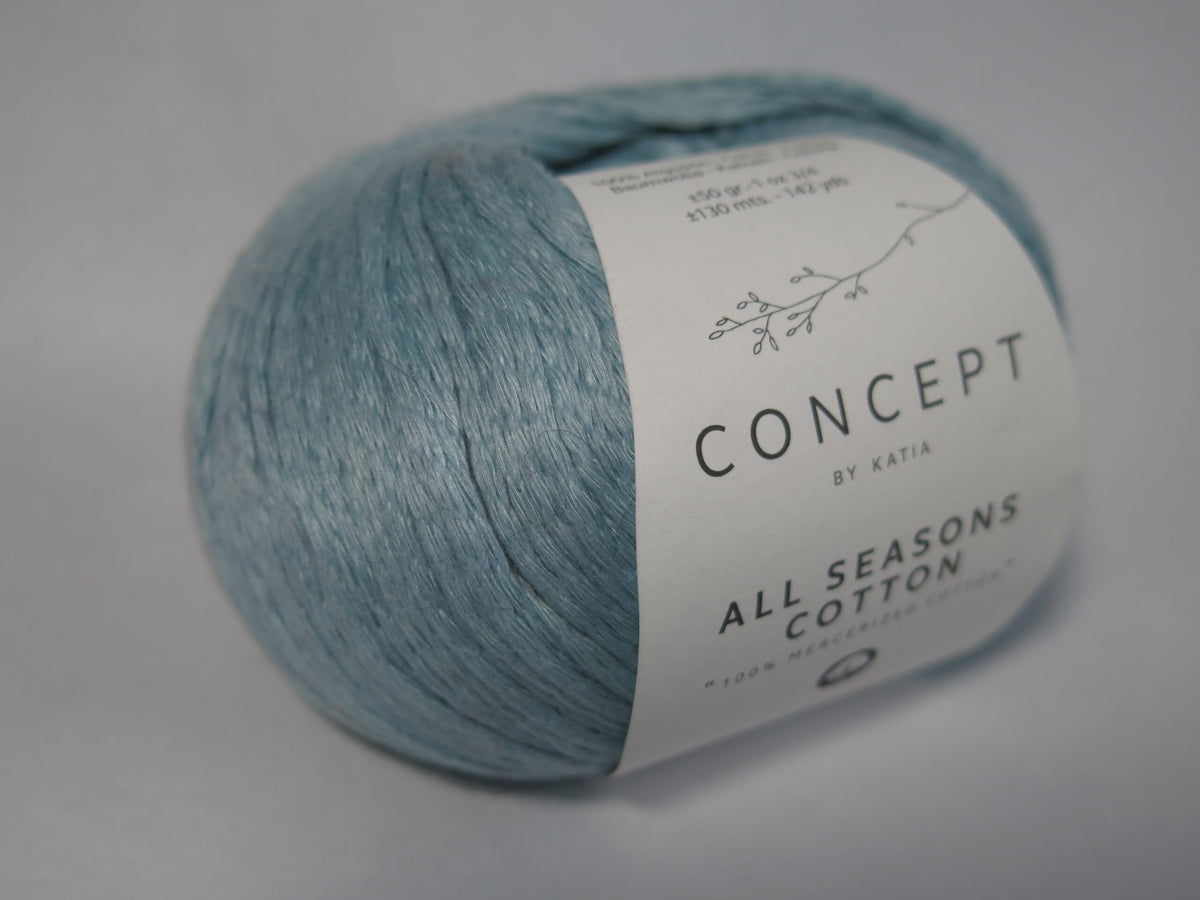 Concept by Katia - All Seasons cotton - Color 8 (light blue)